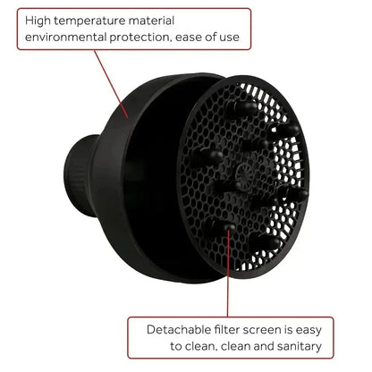 Universal Blow Dryer Diffuser Attachment for Curly Thick Hair Collapsible Hairdryer Blower Diffuser Hairdressing Styling Tools