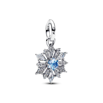 Authentic 925 Sterling Silver Charm Sparkling Star Moon & Sun Pendant Fit Original Bracelets DIY Women Bangles Jewelry Gift