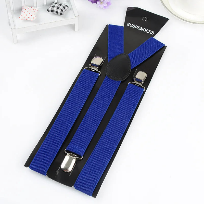 35/25/20mm Wide Men's Suspenders High Elastic Adjustable 4 Strong Clips Heavy Duty X-Back Trousers Braces