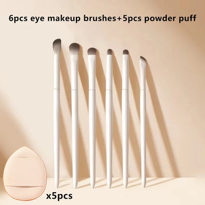 5/6/8/10pcs Makeup Brushes Set Professional Soft Eye Makeup Brushes Contouring Eyeshadow Eyeliner Eye Detail Brush Makeup Tools