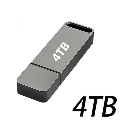 NEW 16TB Metal Flash Drive USB3.2 High Speed Transfer Large Capacity Portable USB Memory Pen Drive For Phone Computer Car U Disk