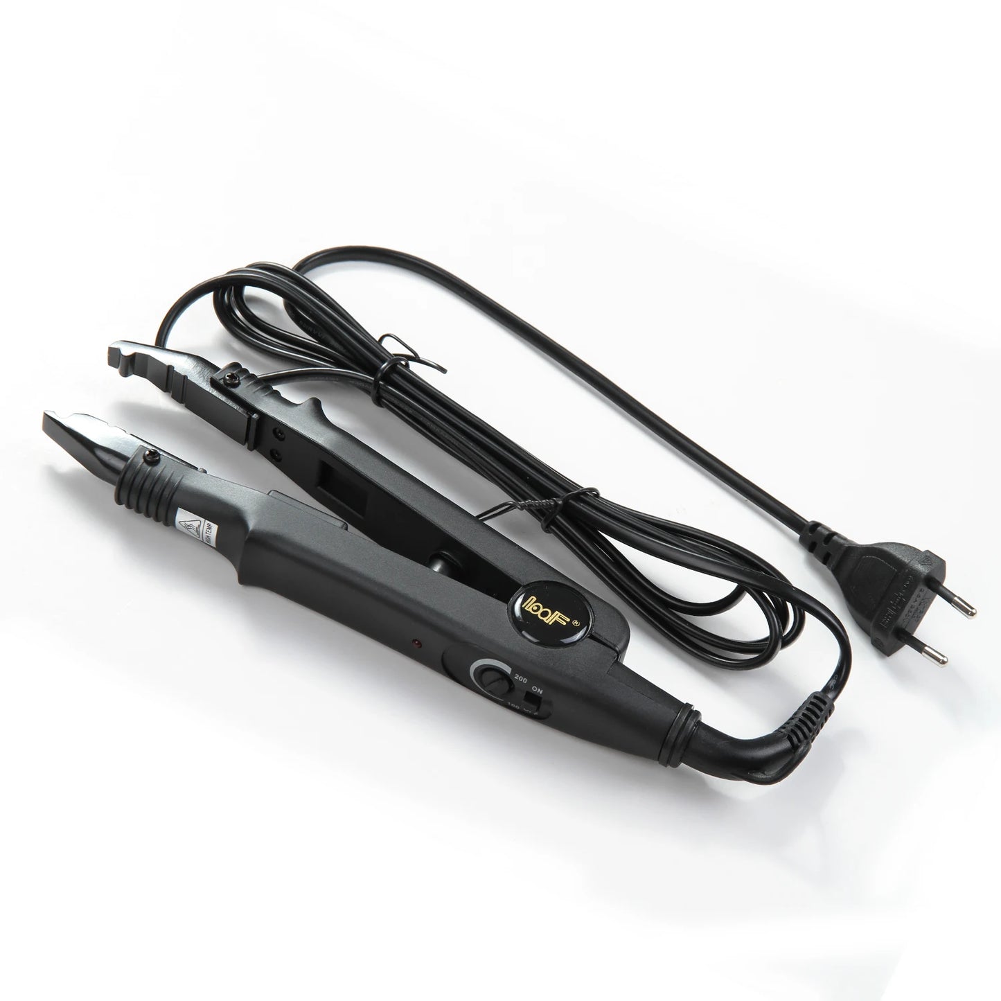 Herramienta profesional para extensiones de cabello Conector de cabello Fusión de hierro caliente Conector Temperatura ajustable Herramienta de fusión Enchufe UK/US/EU