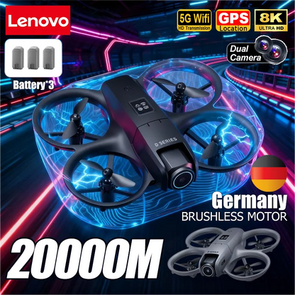 Lenovo D16 GPS Drone 8K Aerial HD Professional Dual-camera Helicopter Optical Flow Positioning Avoidance Brushless Power Drone