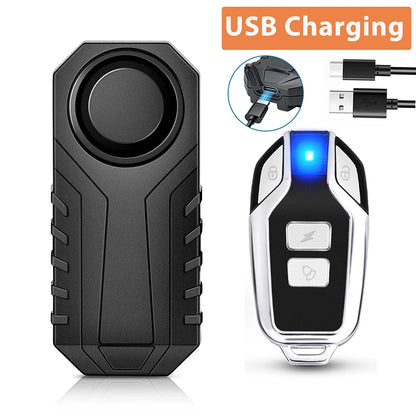 Extractme Motorcycle Burglar Alarm with Remote Control 113dB Wireless Waterproof Car Electric Bicycle Security Anti-Lost Alarm