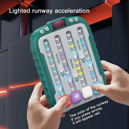 Music Rhythm Game Machine, Light Up Puzzle Toys, Montessori Travel Sensory Toys, Brain Training Electronic Games For Kids Gifts