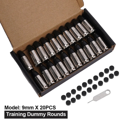9MM Dummy Round Practice Training Bullets 10/20pcs