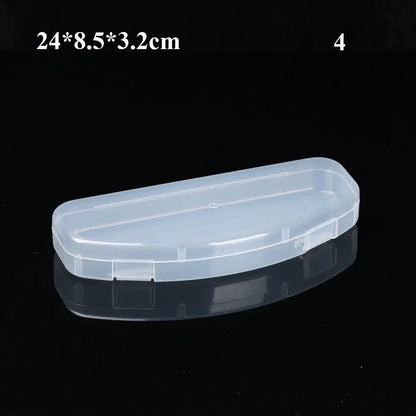 Various Shapes Plastic Transparent Storage Box, Small Items Sundries Organizer Case, Jewelry Earrings Rings Beads Container Tools