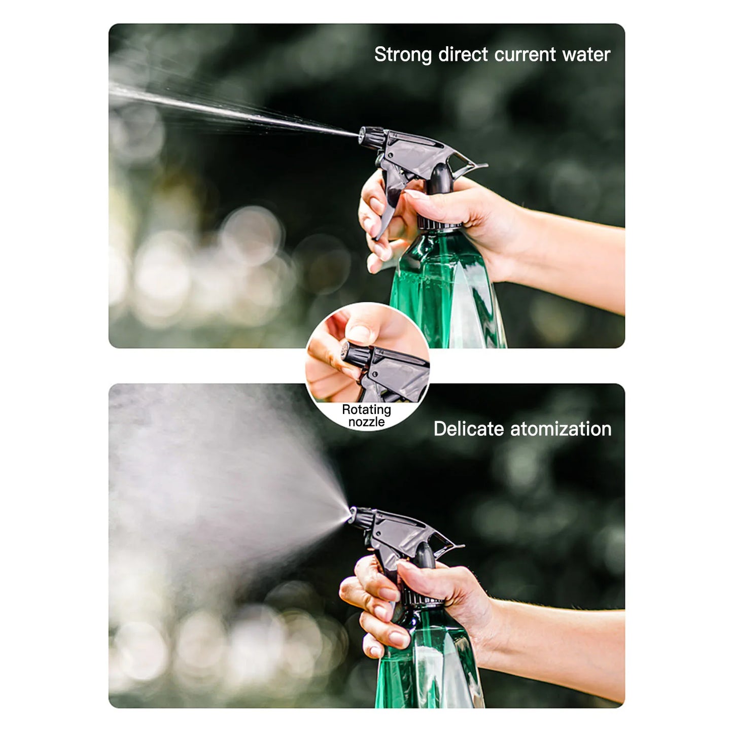 500ML Spray Bottle Plant Flower Herb Sprayer Irrigation Watering Can Garden Watering Pot for Garden Indoor Cleaning Supplies