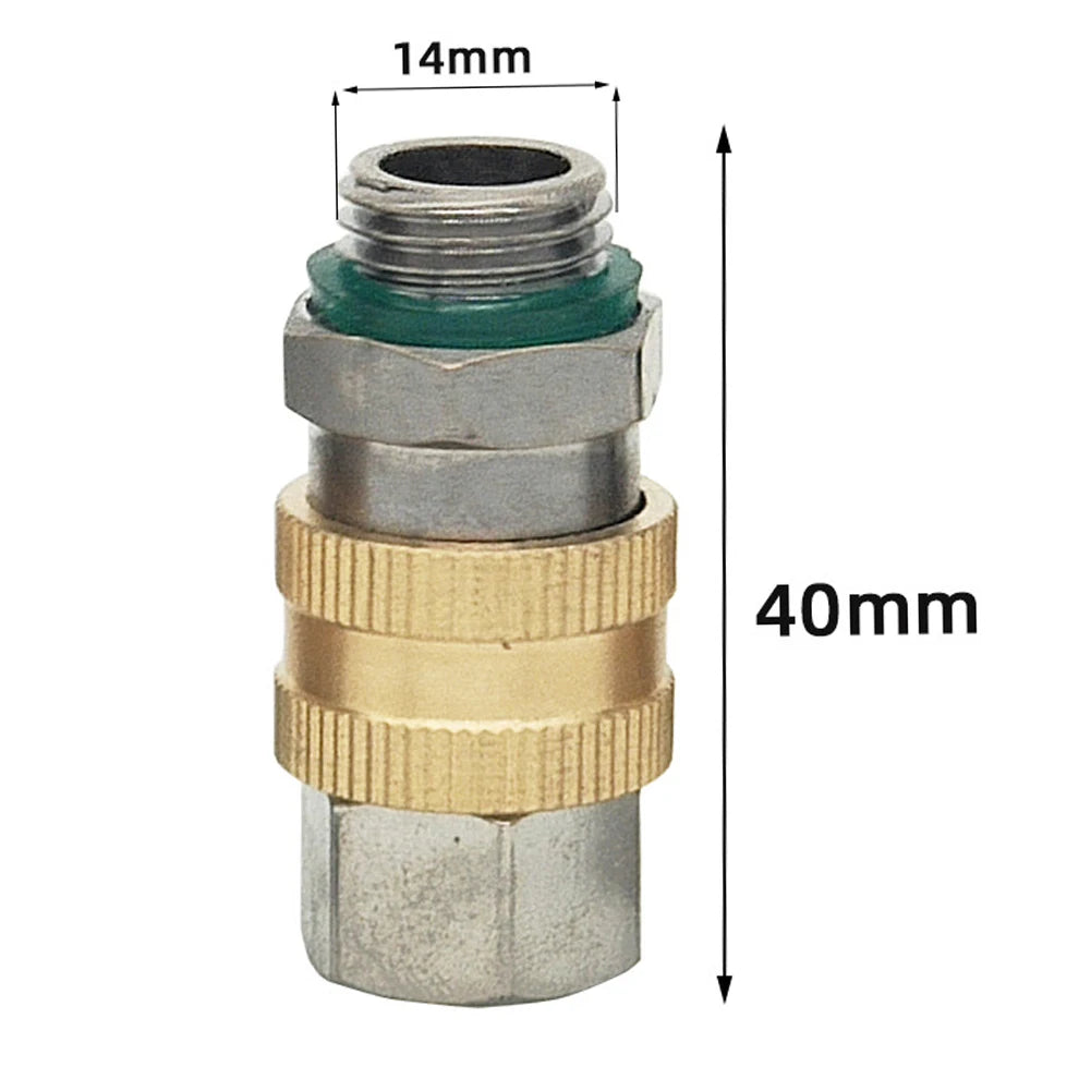 1Pcs Copper Quick Connector For Agricultural Dosing Plunger Pump High Pressure Hose Dispenser Connector Accessories