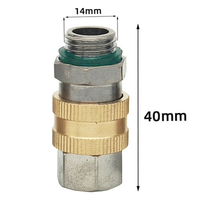 1Pcs Copper Quick Connector For Agricultural Dosing Plunger Pump High Pressure Hose Dispenser Connector Accessories