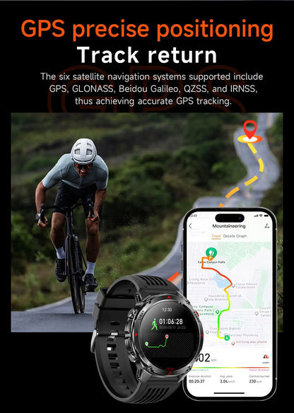 New Professional GPS Sports Smart Watch, Outdoor RIDE Run GPS track Swim Watchs Compass Altimeter, 3ATM Sports Bracelets, men, ladies