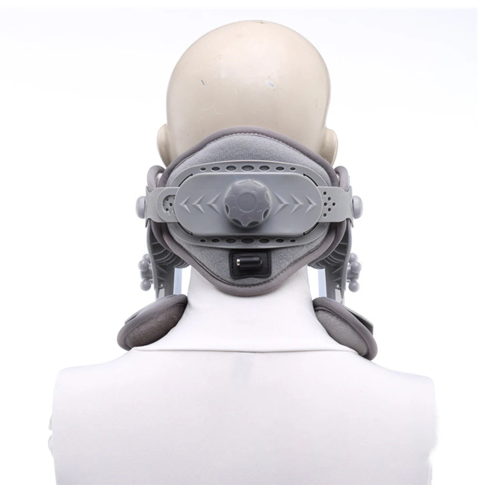 Neck Braces, Neck Traction Device, Heating Inflatable Cervical Collar Correction, Neck Retractor Cervical Collar Stretcher Corrector