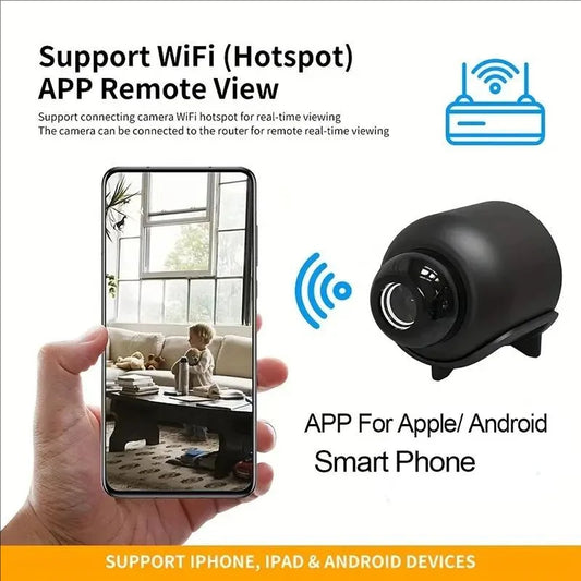 2.4G WiFi Camera Small Remote Monitoring Wireless Survival Camera Home Security Small Night Vision Network Camera
