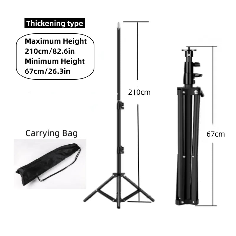 Heavy Duty Metal Alloy Light Stand Tripod for Photo Studio Softbox, Video Flash Reflector Stand, Lighting Background Stand