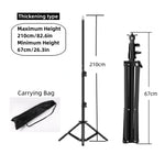 Heavy Duty Metal Alloy Light Stand Tripod for Photo Studio Softbox, Video Flash Reflector Stand, Lighting Background Stand