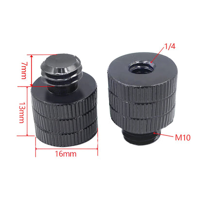 1x 1/4 Inch Thread Hole Female to Female 3/8 M4 M5 M6 M8 Mount Adapter Screw Nut DSLR Cameras Tripod Rig Flash Light Accessories