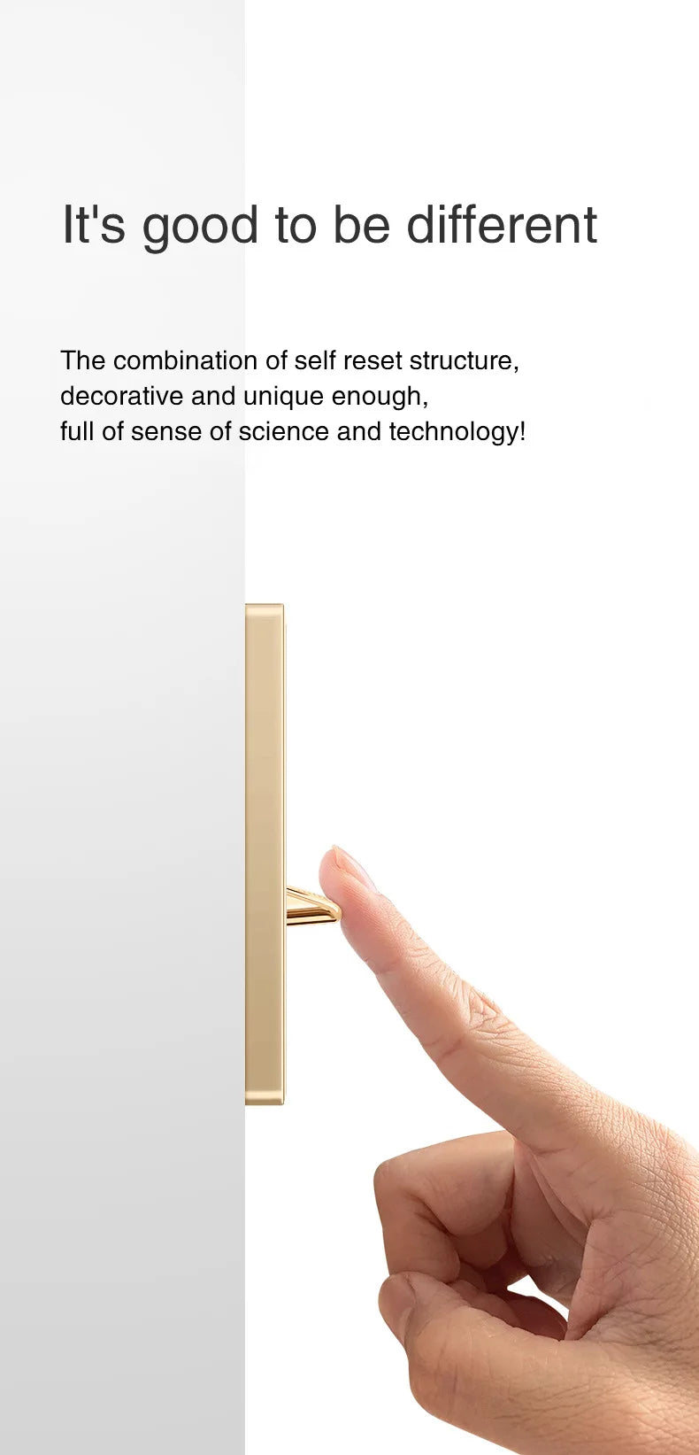 Gold Tempered Glass Wall Switch Panel LED European 16A Socket Retro Toggle Light Switch EU UK Standard 2USB Socket 1Gang-4Gang