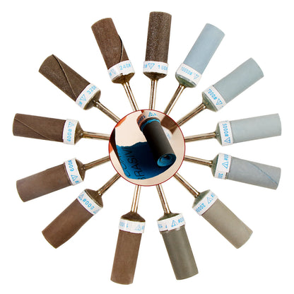 Wet Dry Sandpaper Stick Grinding Head Reusable Polished Buffing Rod Bit For Rotary Tool Accessories Jewelry Wood