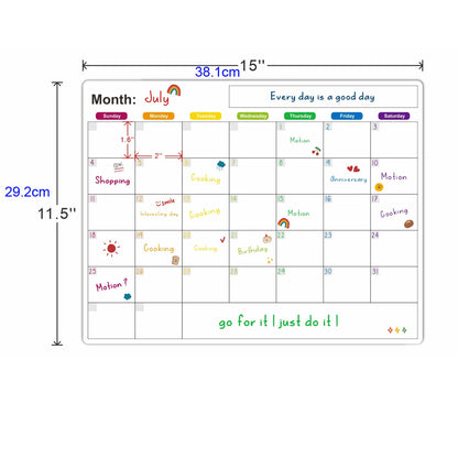 Magnetic Calendar For Fridge Monthly Weekly Planner Calendar Table Dry Erase Whiteboard Fridge Sticker Message Board Menu