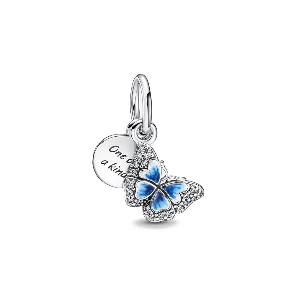 New Hot Selling Blue Pentagram, Butterfly Bead Turtle, Fish Pendant Suitable for European Original Bracelet DIY Exquisite Jewelry