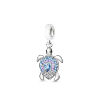 New 925 Silver Octopus crab Charm Bead Sea turtle starfish Seahorse dolphin Pendant Fit Original Bracelet Women DIY Jewelry Gift