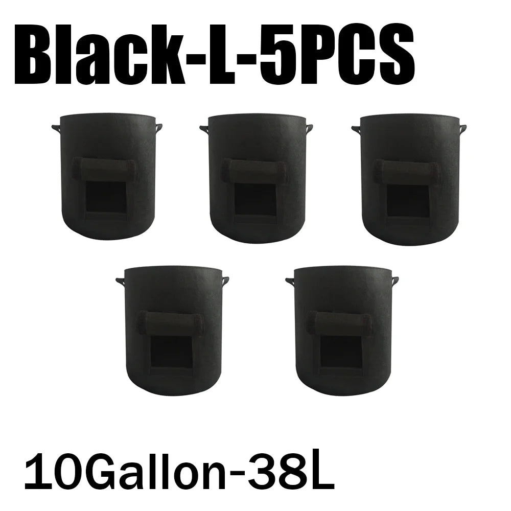 3Styles Felt, plant grow bags, nonwoven fabric garden potato pot, greenhouse vegetable growing bags, moisturizing vertical tools