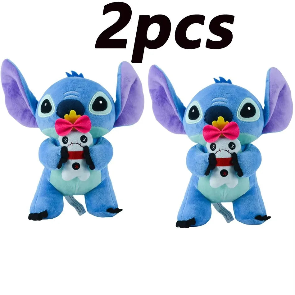 2028 New 12cm 20cm 25cm Stitch Stuffed Plush Models Cartoon Stuffed Plush Dolls Anime Plush Baby Toys Kawaii Kids Birthday Gifts