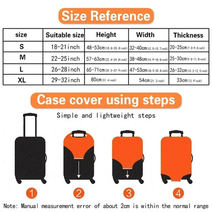 Luggage Cover Suitcase Cover Protector Suitcase For 18-32 Inch Luggage Boot Washable Prevent Scratches Travel Accessories