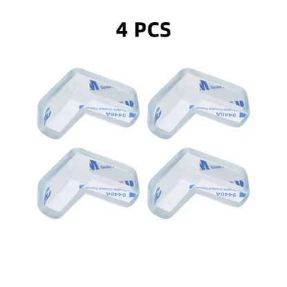 4/8/10/12Pcs Baby Safety Silicone Protector Table Corner Edge Protection Cover Transparent Anti Collision Soft Guard Home Tool