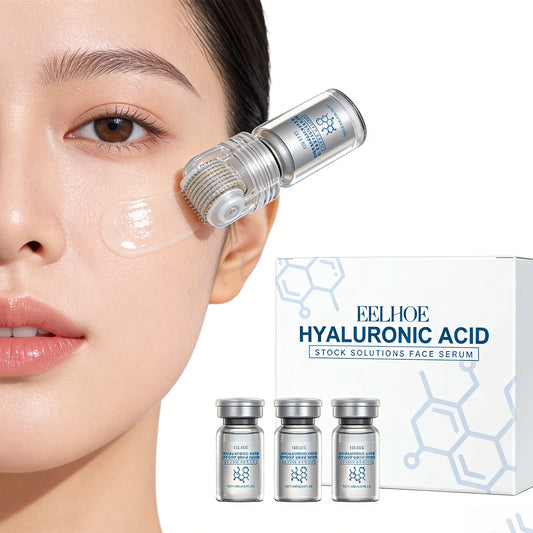 Niacinamide Microneedle Serum Facial Serum Kit 0.25mm Moisturizing Skin Nourishing Winter Skincare Face Roller Day Cream 40ml