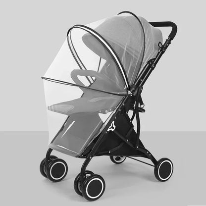 Zipper Type Fly Protection Accessories Children Crib Summer Mesh Carriage Full Cover Mosquito Net Baby Stroller Trolley Netting