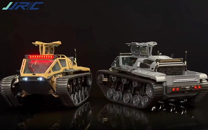2.4G JJRC C8812 Full Scale Tracked RC Tank, Remote Control Tank With 360° Rotation Drift, RC Model Off-Road Vehicle, Children Gift