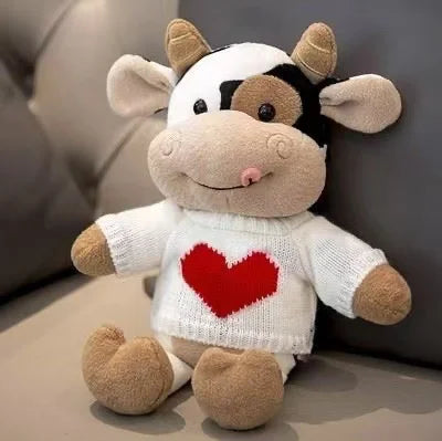 Cute Cow Plush Toy Rag Doll for Girlfriend Children's Toys Gifts Plush Toys Pillow Plushie Stuffed Animal Dolls