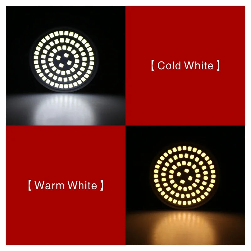 MR16 GU10 E27 E14 LED Spotlight Bulb 220V Lampadas LED Lamp 48 60 80 LED 2835 SMD Lampara Spot Light Cold/Warm White