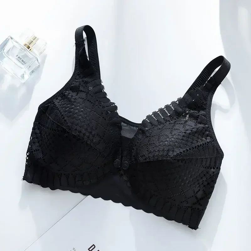 Front Button Maternity Nursing Bra Adjustable Gathered Underwear Comfortable Breastfeeding Bra for Feeding Pregnant Women Clothes