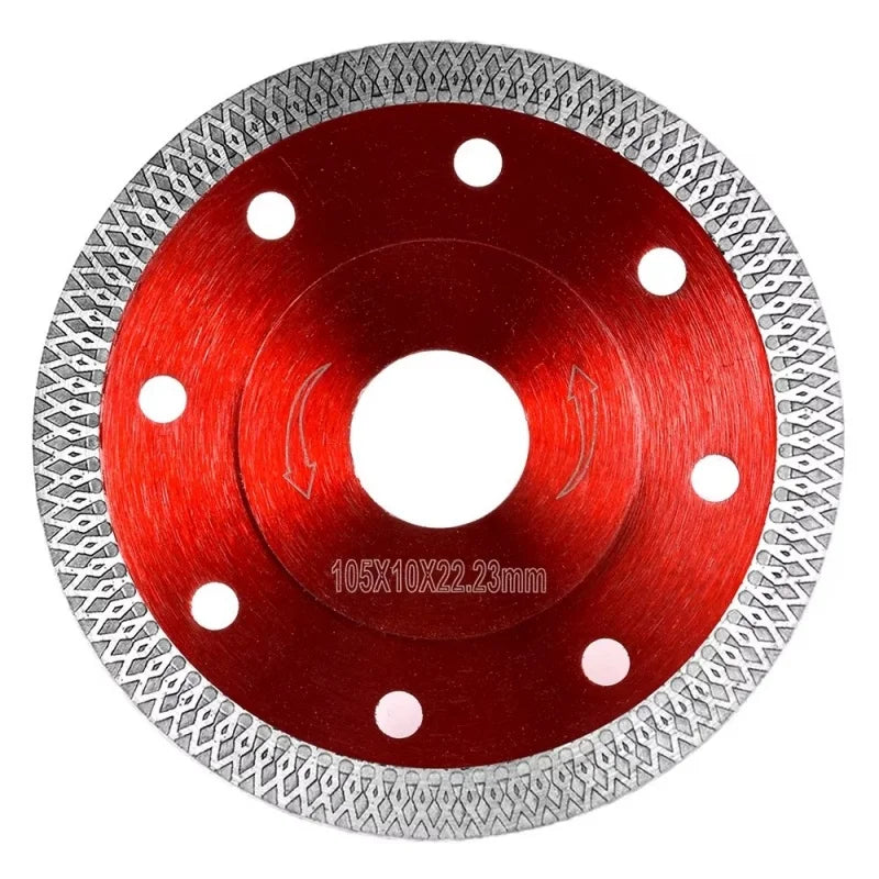 1Pc, Diamond Dry Cutting Blade Disc, Porcelain Ceramic Tile, Turbo Thin Cutting, Marble Concrete Sandstone, 105 115 125mm