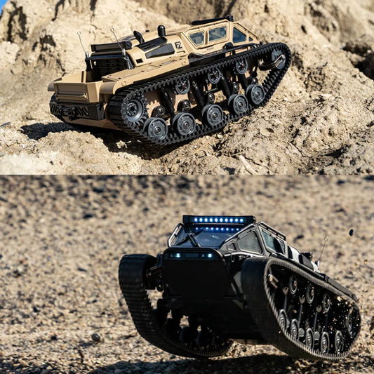 2.4G JJRC C8812 Full Scale Tracked RC Tank, Remote Control Tank With 360° Rotation Drift, RC Model Off-Road Vehicle, Children Gift