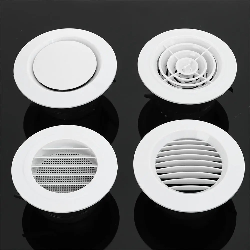 Various Shapes 100/150mm Round Ducting Ventilation Cover Air Vent Extract Valve Grille Air Circulation Vents Cover