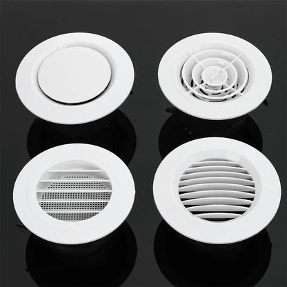 Various Shapes 100/150mm Round Ducting Ventilation Cover Air Vent Extract Valve Grille Air Circulation Vents Cover