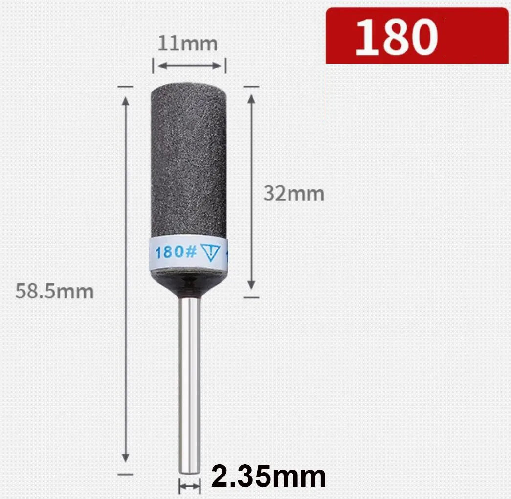 13Pcs Grit 180 to 5000 Sand Paper Bar Sandpaper Rotary Cutter 2.35mm Shank Rod Abrasive Grinder Rotary Tools Accessories