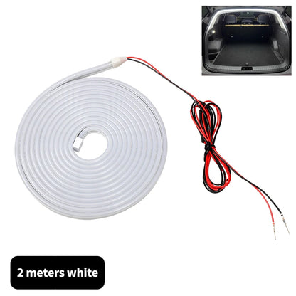 12V DIY environment light strip, car trunk LED light strip, high brightness, used for interior decoration of vehicles, tailgate