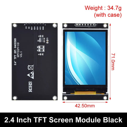 TZT 1.77/2.0/2.4/2.8 Inch TFT Color Screen LCD Display Module Drive ST7735 ST7789 Interface SPI 128*128 240*320
