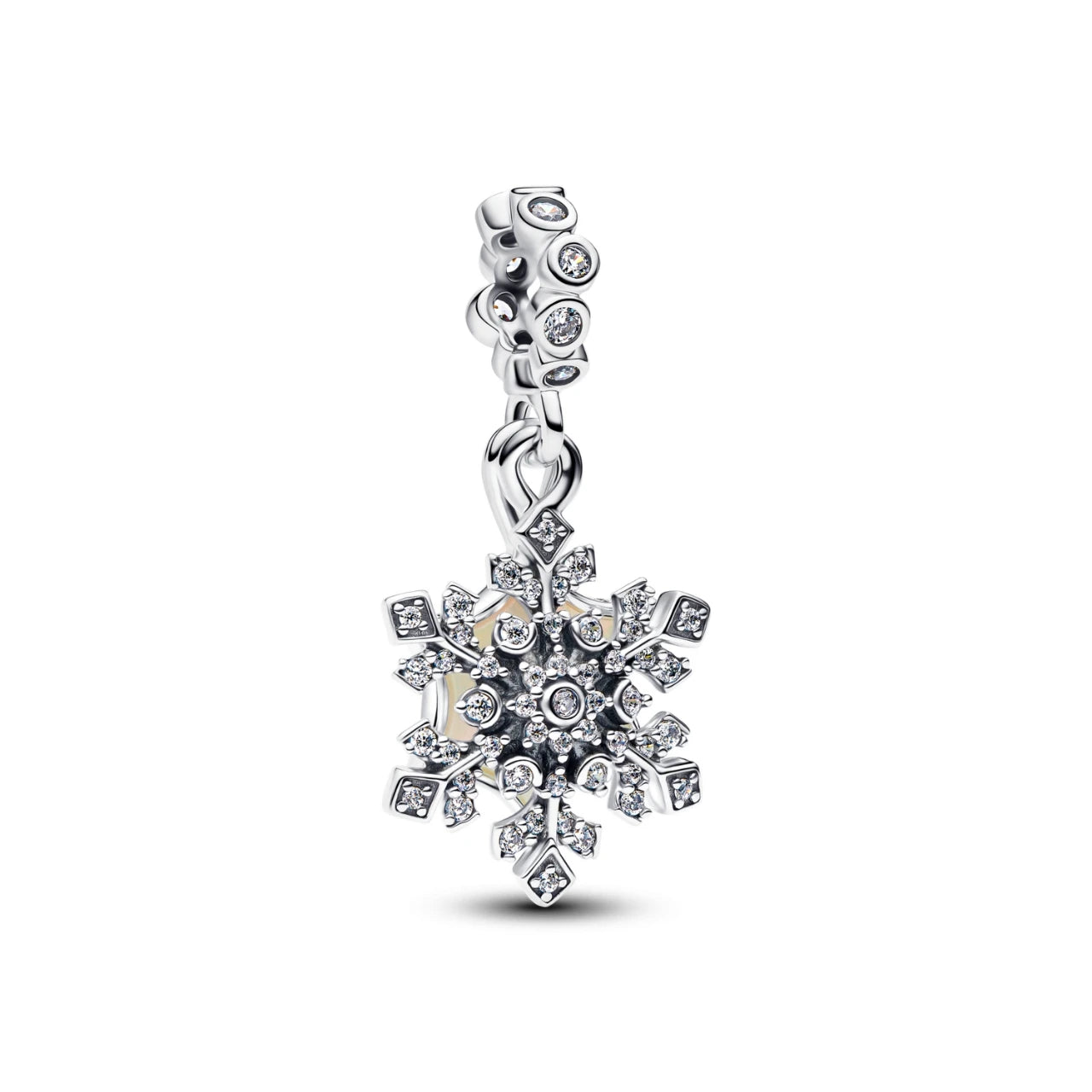 Authentic 925 Sterling Silver Charm Sparkling Star Moon & Sun Pendant Fit Original Bracelets DIY Women Bangles Jewelry Gift