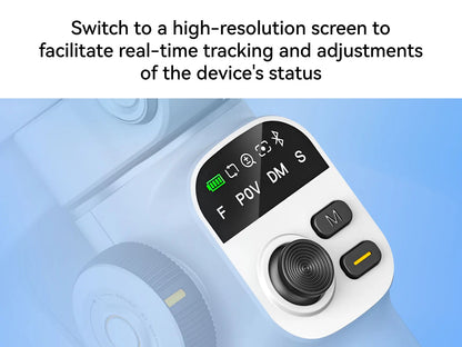 AOCHUAN Smart X2 Handheld Gimbal 3-Axis Stabilizer Built-in 20cm Extension Rod LED Display Phone Holder for iPhone Smartphone