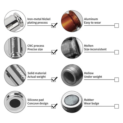 9MM Dummy Round Practice Training Bullets 10/20pcs