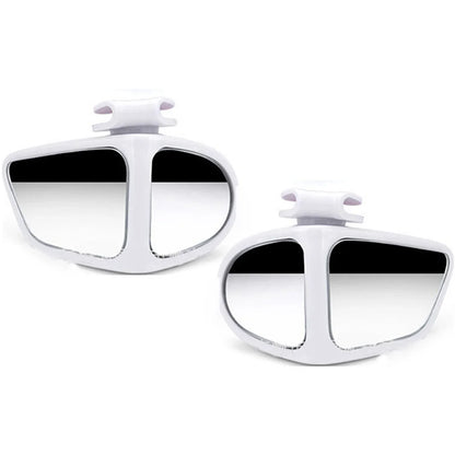 2Pcs, Car Rearview Mirrors, 360° Blind Spot Mirror, Adjustable Rotatable Convex Wide-angle Clear Rearview Safety Mirror Accessories