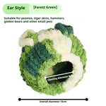 Bird Nest Warmth Parrot Nest Winter Bird Nest Thick Cotton Fleece Flannel Bird Cage Hanging Breeding Nest Small Pet Keep Warm