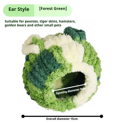 Bird Nest Warmth Parrot Nest Winter Bird Nest Thick Cotton Fleece Flannel Bird Cage Hanging Breeding Nest Small Pet Keep Warm
