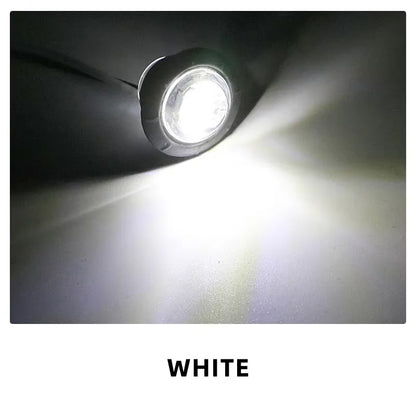 10/20 PCS Mini Round LED Side Marker Light High Brightness 12-24V Truck Trailer Auto Indicators Clearance Light Universal