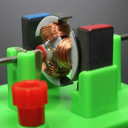 DIY DC Electric Motor Model Physics Experiment Aids Educational Students Toy